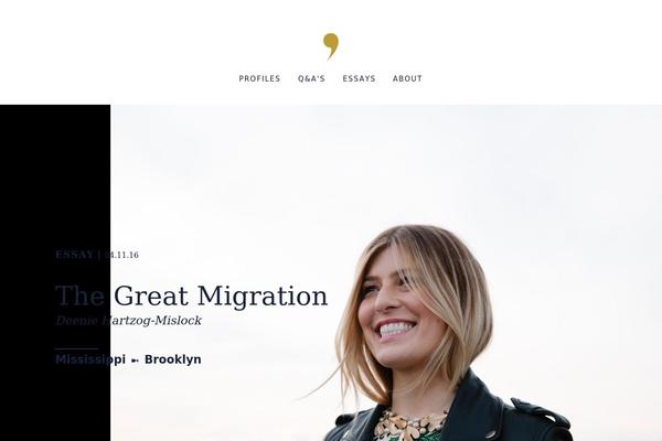Cocoa theme site design template sample