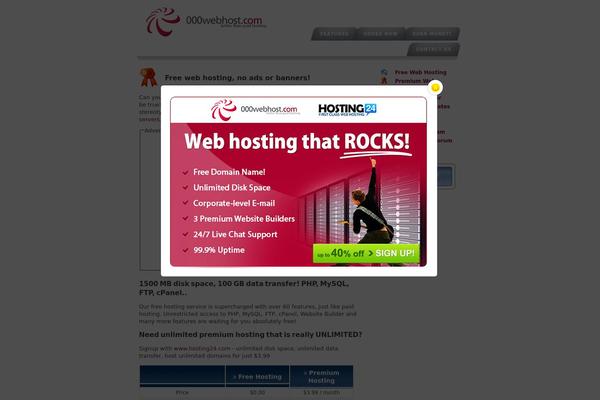 Hueman theme site design template sample