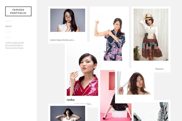 Fukasawa theme site design template sample