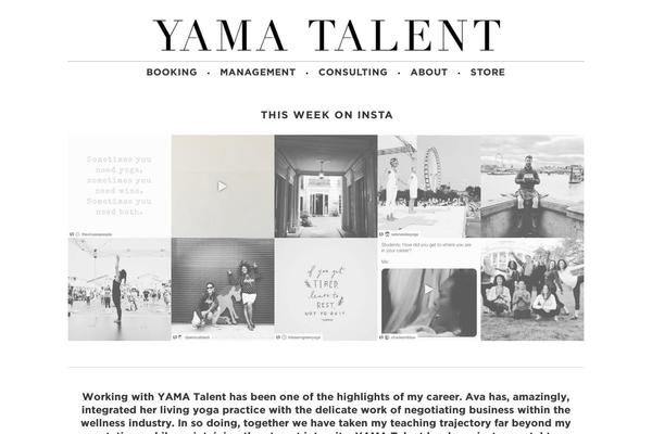 Stockholm Child theme site design template sample