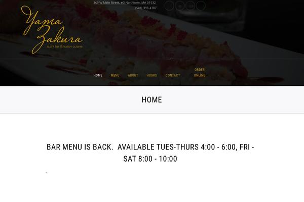 Salmon theme site design template sample