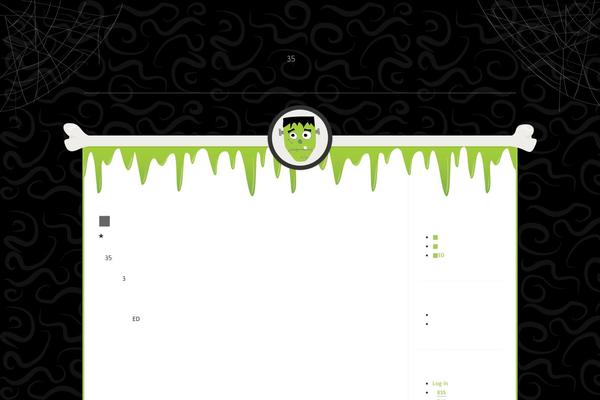 Monster theme site design template sample