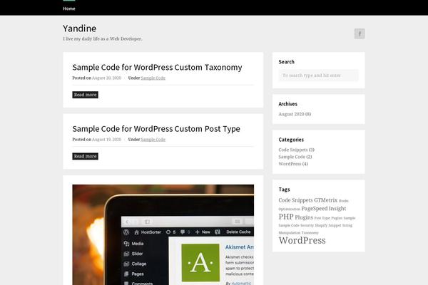 Site using Code-syntax-block plugin