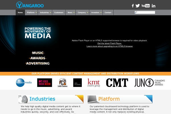 Site using Ditty-image-ticker plugin