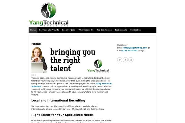 yangstaffing.com site used Responsive-childtheme-full-width-featured-area