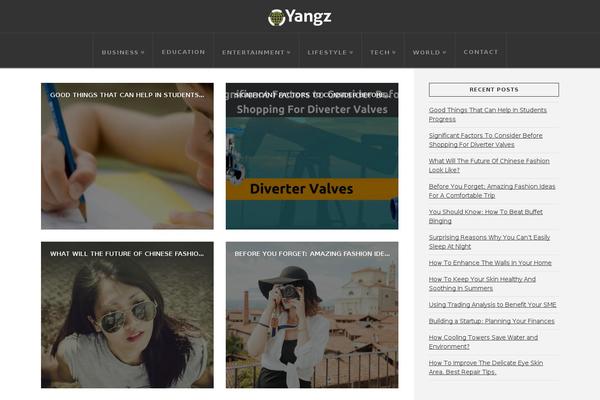 Site using Ultimate Post Slider Widget plugin