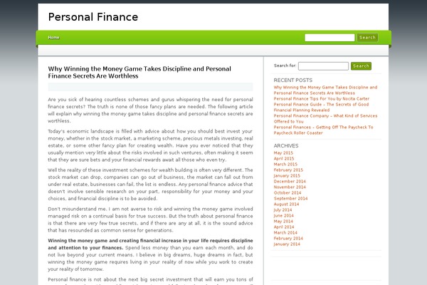 Tmp theme site design template sample