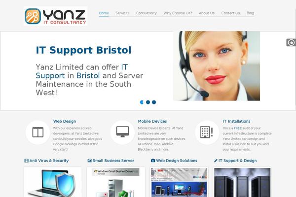 Framework theme site design template sample