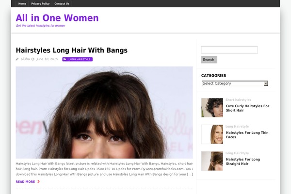 SABINA theme site design template sample