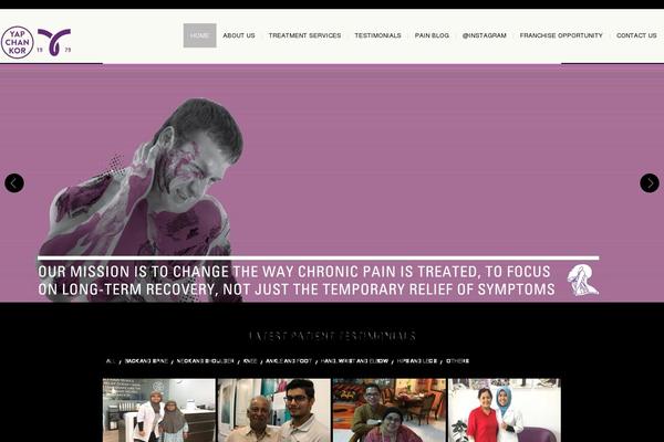 Bigbang theme site design template sample