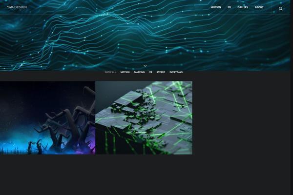 Site using Behance Portfolio Manager plugin