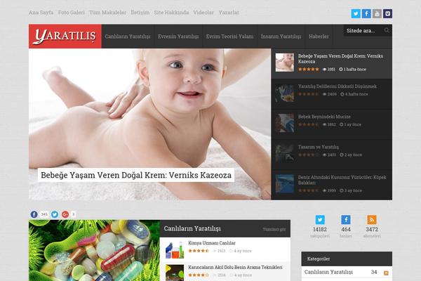 iMagPress theme site design template sample