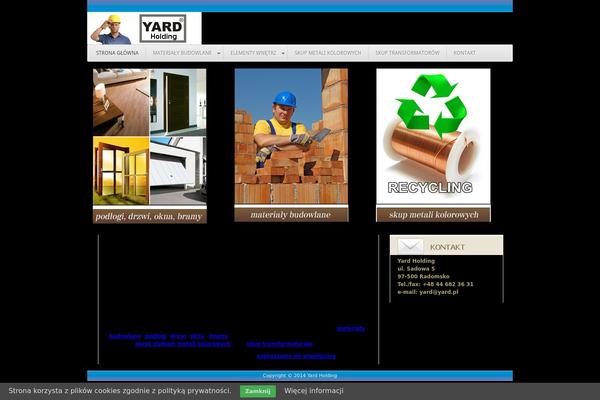 Hestia theme site design template sample