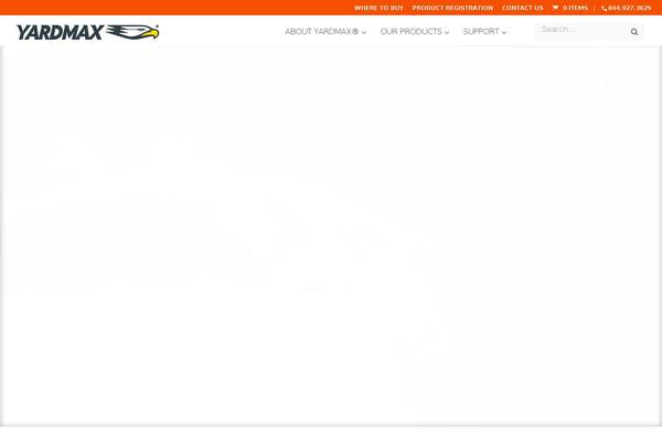 yardmax.com site used Yardmax
