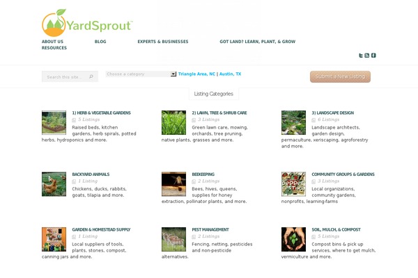 eList theme site design template sample