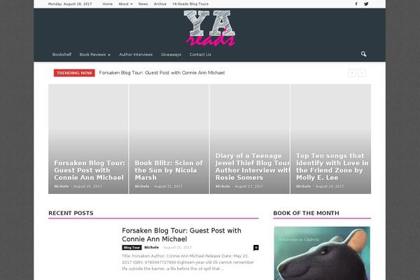 Newspaper theme site design template sample