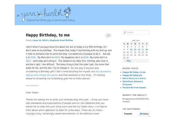 WordPress website example screenshot