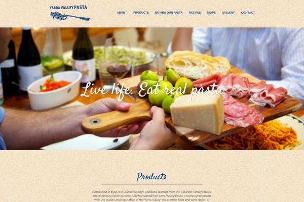 yarravalleypasta.com.au site used Galao