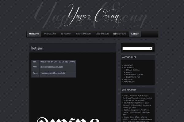 Parament theme site design template sample