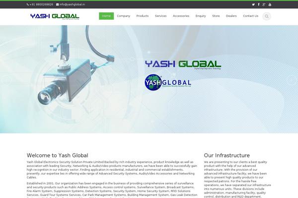 Ascent theme site design template sample