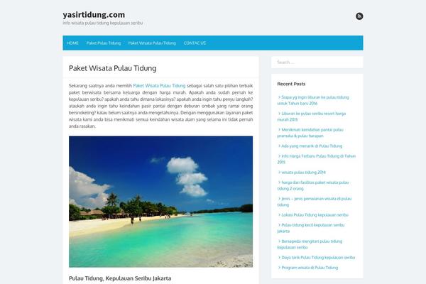 The Box theme site design template sample