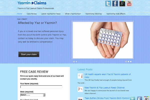 Site using Floating Social Media Icon plugin