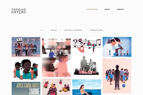 KON/CEPT theme site design template sample