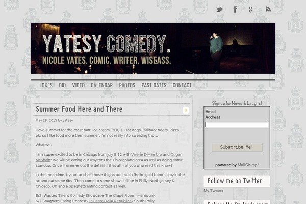 Grisaille theme site design template sample