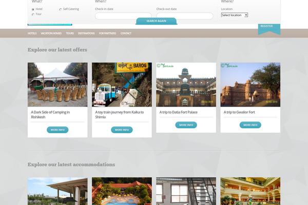 BookYourTravel theme site design template sample