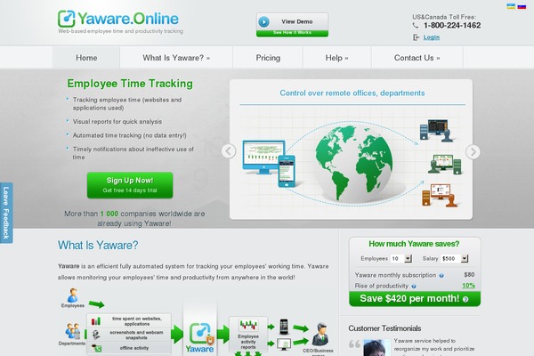 yaware.com site used Pursuit-child