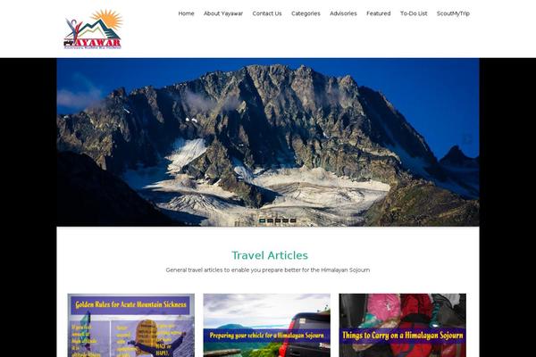 Hathor theme site design template sample