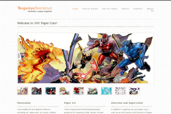 yaypapercuts.com site used The Cotton