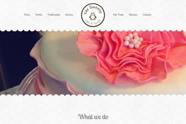 yaysweets.com site used Sweet-cake