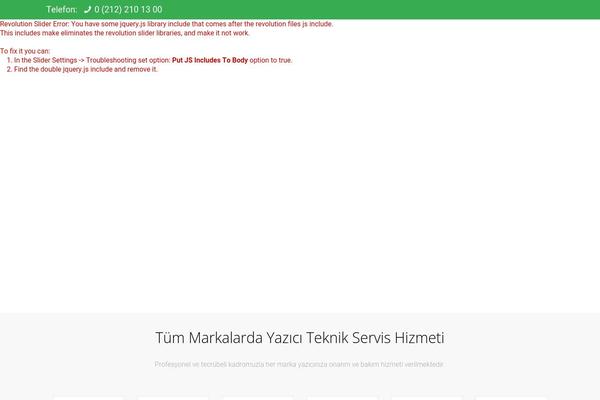 yaziciservisiistanbul.com site used Tes-design