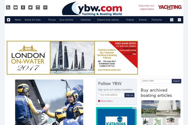 ybw.com site used Keystone-theme