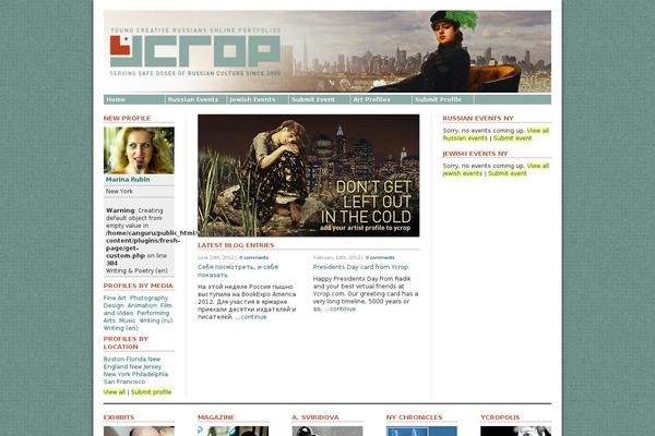 Site using NIVO slider light plugin