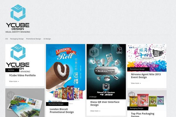 Gridly theme site design template sample