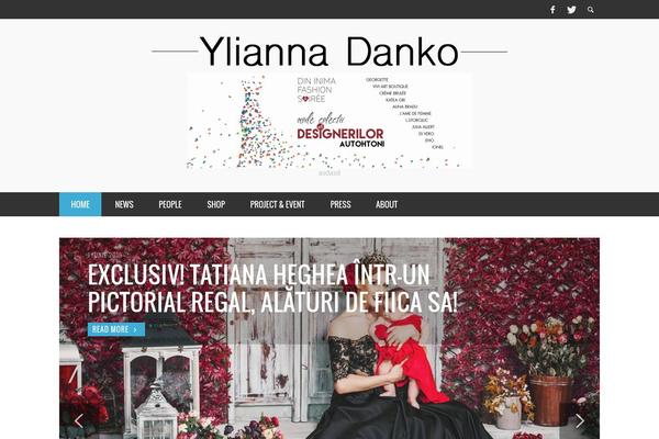 PRESSO theme site design template sample