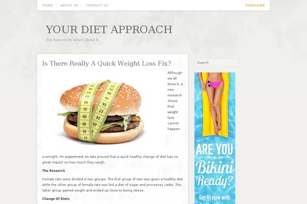 Tribune theme site design template sample