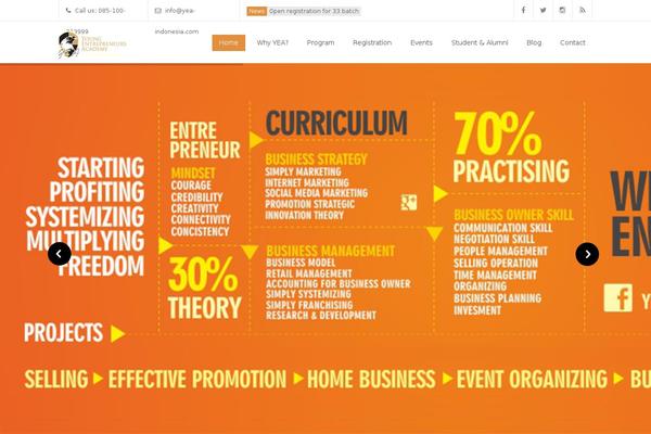 Myuniversity theme site design template sample