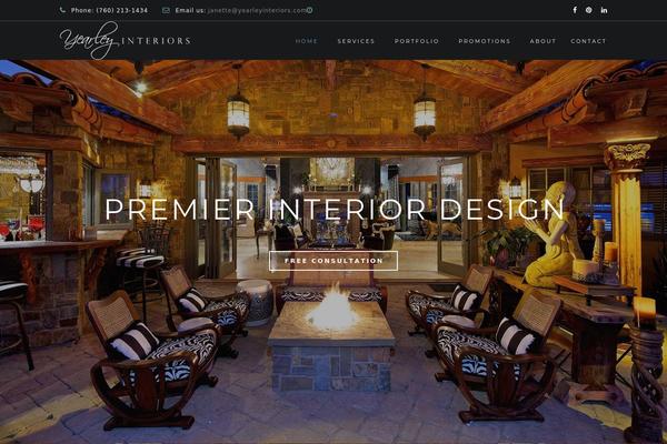 Archi-child theme site design template sample