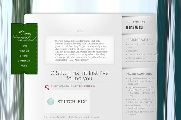 Memoir theme site design template sample
