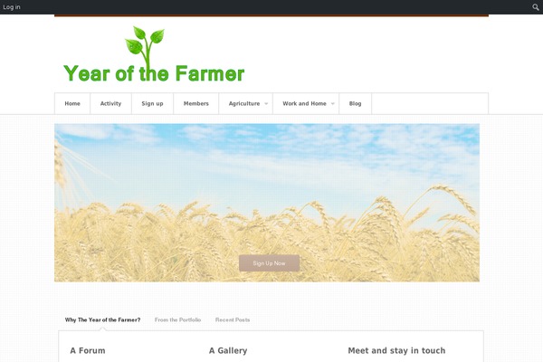 yearofthefarmer.com.au site used Easy-blogging