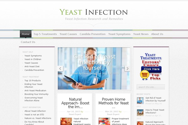 yeastsinfection.org site used Magnificent
