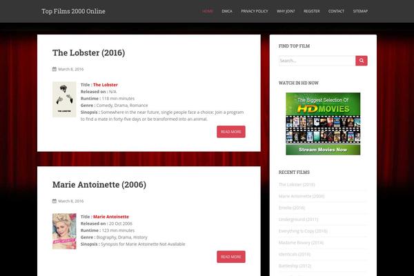 Semplice4 theme site design template sample