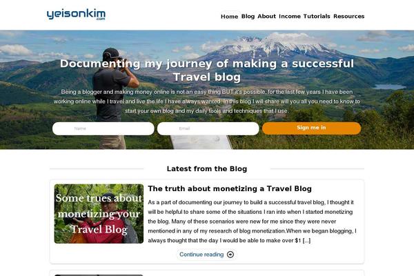 Luxe theme site design template sample