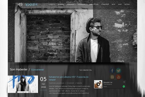 Music Club 1.4 theme site design template sample