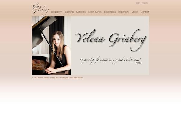 Delirium theme site design template sample