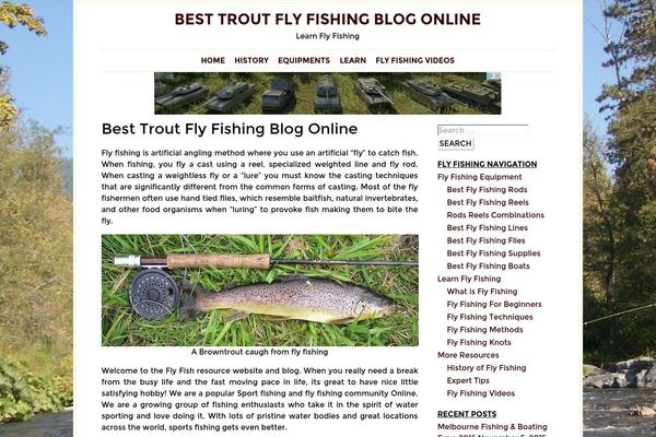 yelflyfish.com site used Bluesand