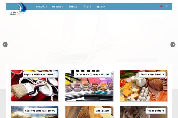 Blog theme site design template sample